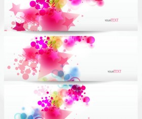 Abstract Stylish vector banner 04