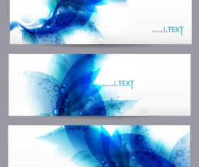 Abstract Stylish vector banner 05