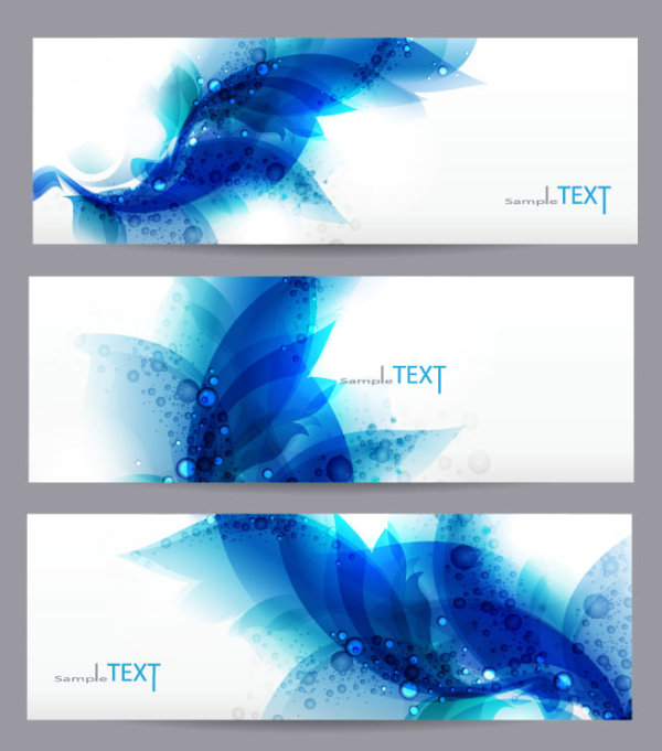 Abstract Stylish vector banner 05