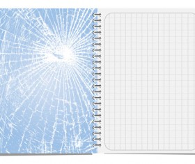 Notepad design elements vector 04