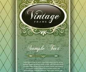 Vintage Cover the background free vector 02