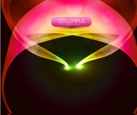 Set of Abstract light vectot background 01