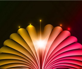 Set of Abstract light vectot background 04