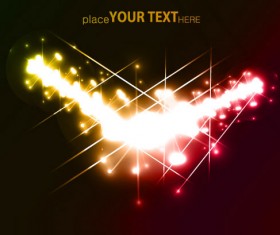 Set of Abstract light vectot background 05