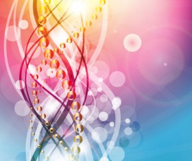 Set of Abstract Colorful vectot background 03