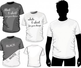 design set of shirts vector template 01