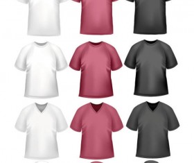 design set of shirts vector template 03