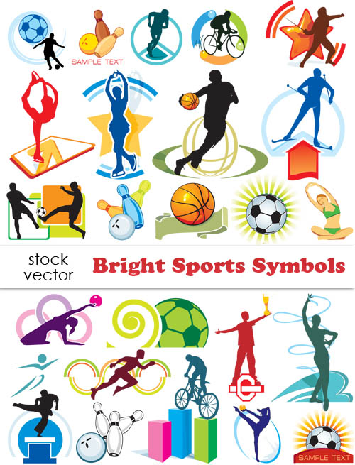 Set of Sports Symbols vector
