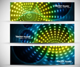 Abstract Colorful design elements banner vector 01
