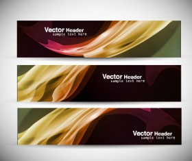 Abstract Colorful design elements banner vector 03