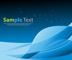 Abstract Blue Space Background Vector Graphic
