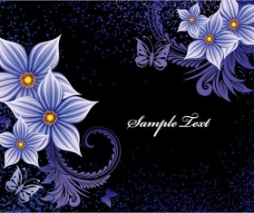 Flower Design Vector Background