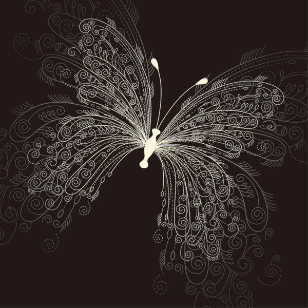 Set of Butterfly vector 01