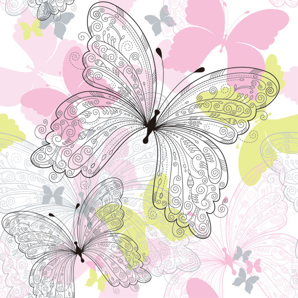 Set of Butterfly vector 02