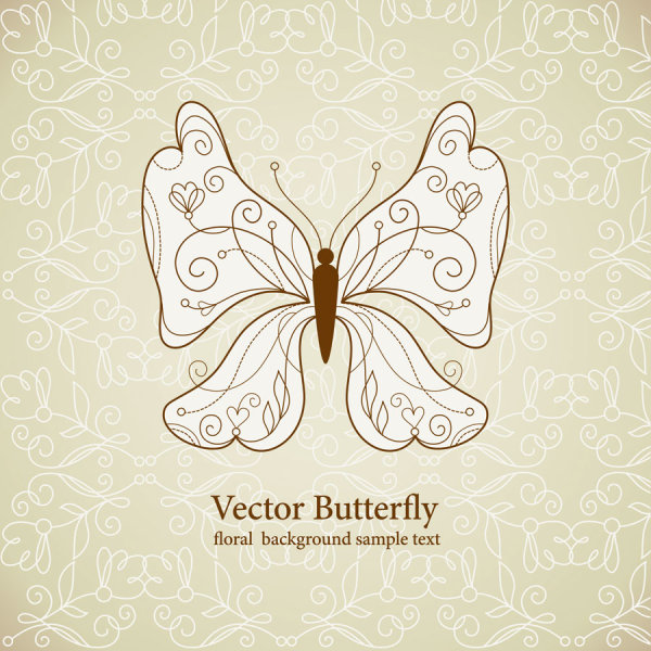 Set of Butterfly vector 05