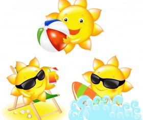 Set Cartoon Illustration vector 04