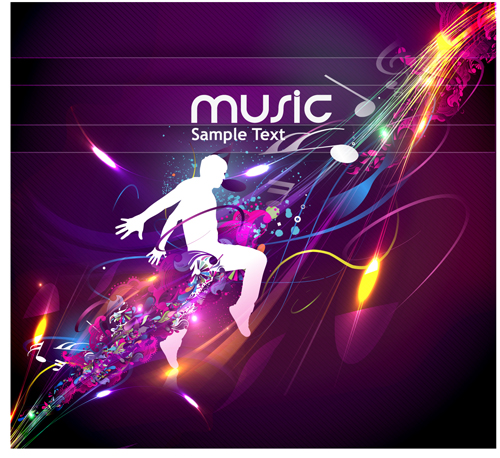 Music Party - vector Backgrounds part 01