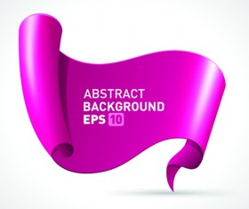 Curled Paper Corner Labels Vector 4