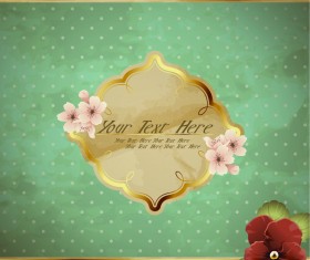 free Exquisite romantic cards vector 05