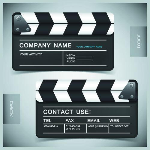 Creative Business Cards Vector background 03