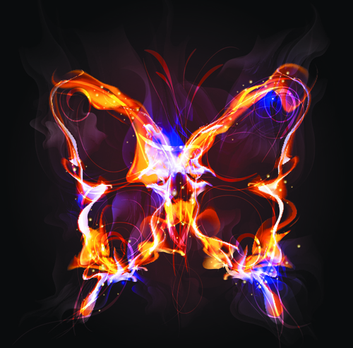 Elements of Fiery Objects vector 02