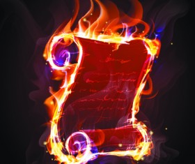Elements of Fiery Objects vector 04