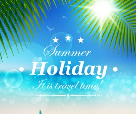 Summer holiday design Elements vector Set 02