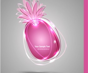 crystal fruits vector background 03