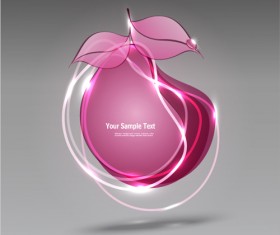 crystal fruits vector background 01