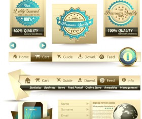 free vector Web elements Collection 01