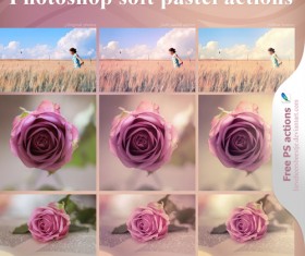 photoshop soft pastel actions