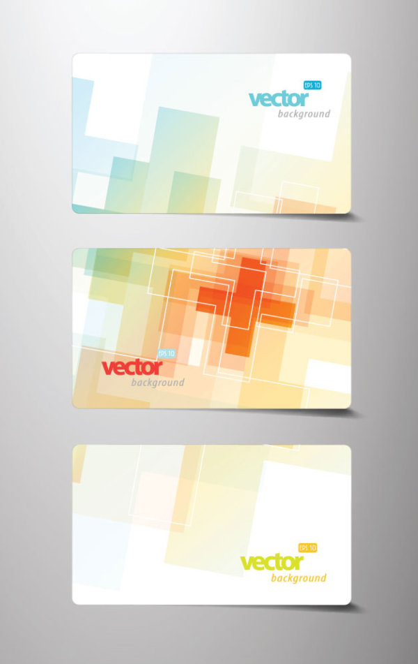 Creative cards background vector 02