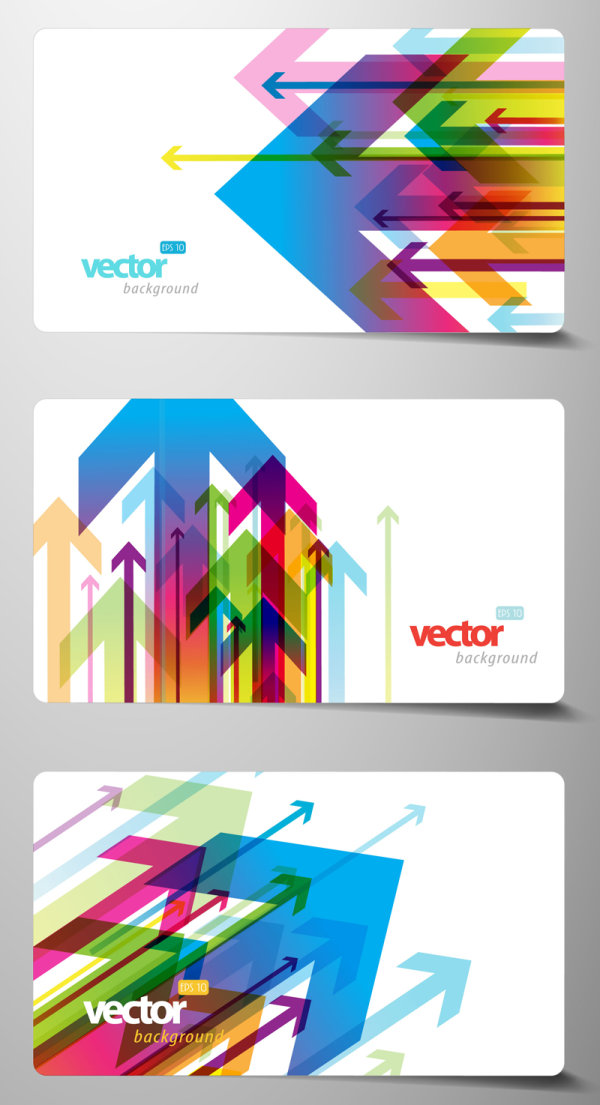 Creative cards background vector 04