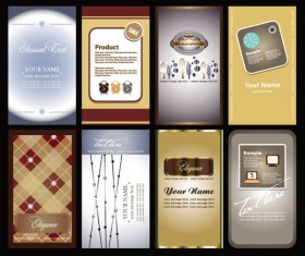 Elements of cards vector 01