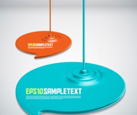 Colorful paint vector 03