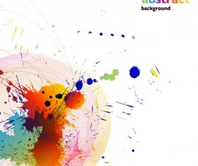 Colorful paint vector 05