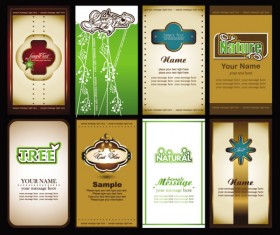 Elements of cards vector 02