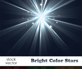 Bright light Stars vector background