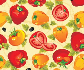Various cartoon vegetable elements vector 05