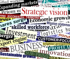 Newspaper headlines design elements vector 03