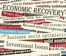 Newspaper headlines design elements vector 05