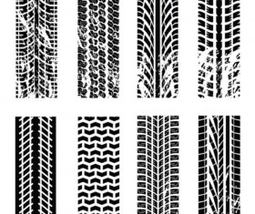 Tire Impression  vector 01