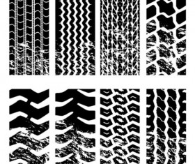 Tire Impression  vector 02