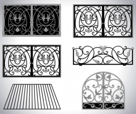 Iron window Style vector 02