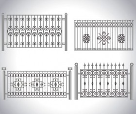 Iron window Style vector 04