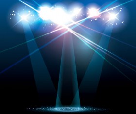Spotlight irradiate effect background vector 01