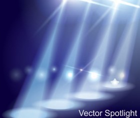 Spotlight irradiate effect background vector 02
