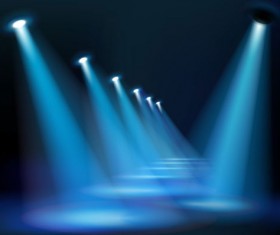 Spotlight irradiate effect background vector 03