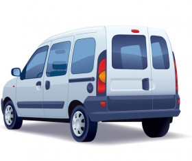 Car body Advertising elements vector 01