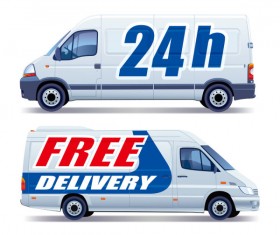 Car body Advertising elements vector 03